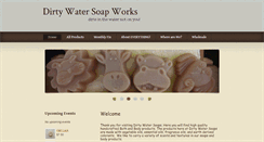 Desktop Screenshot of dirtywatersoap.com